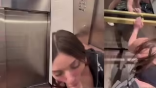 Vazou vídeo da novinha fodendo no elevador