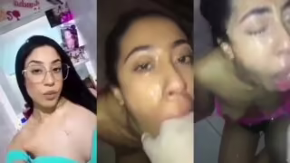Ninfeta sendo judiada pelo marmanjo dotado