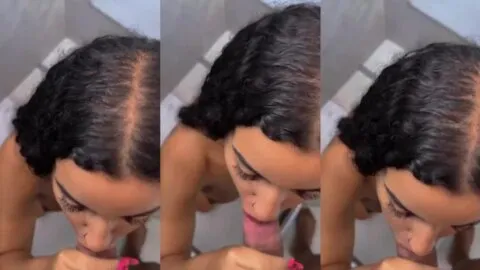 Morena Amanda Lisboa chupando fazendo boquete