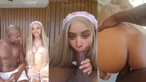 Negão comendo cuzinho da loira